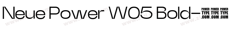 Neue Power W05 Bold字体转换